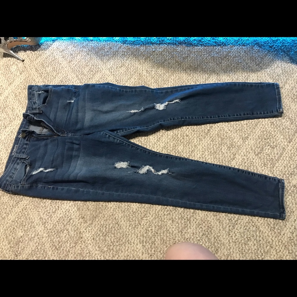High rise jeggings